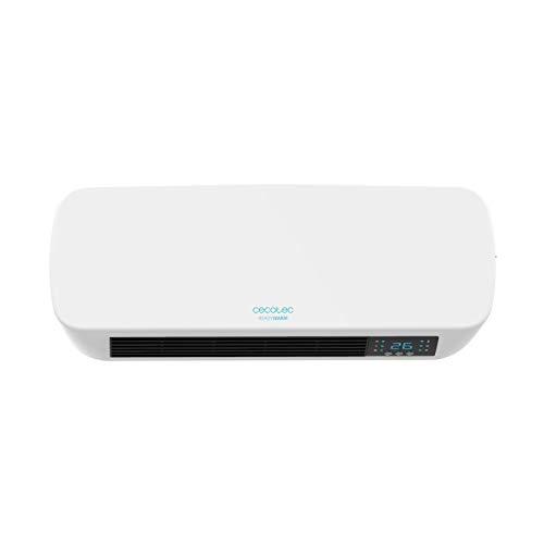 Cecotec Radiador Eléctrico Bajo Consumo Cerámico Ready Warm 5200 Box Ceramic. 2000 W, Pantalla Digital, IPX2, Temporizador, 3 Modos, Protección sobrecalentamiento, Mando