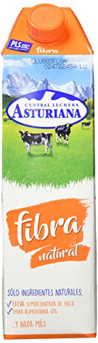 Central Lechera Asturiana Leche Fibra, 6 x 1000ml