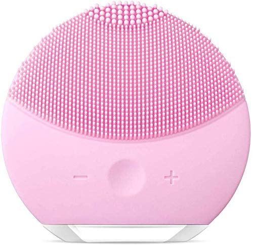Cepillo de Limpieza Facial, Masajeador Facial y Dispositivo de Cuidado de la piel Antienvejecimiento Para Todos los Tipos de piel (Rosa natural)