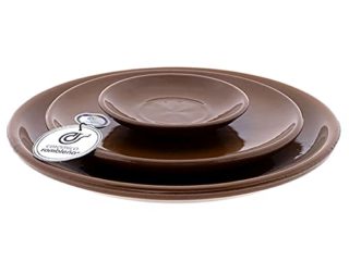CERÁMICA RAMBLEÑA | Vajilla | Vajilla Amazon | Vajilla barata | Vajilla outlet | Platos | Juego de platos | Platos de barro rojo - Modelo M02