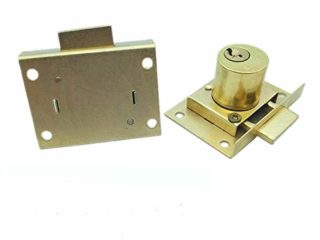 Cerradura de leva para muebles, cerradura de latón, para puerta, gabinete, buzón y cajón, 2 llaves, 2 tipos para elegir