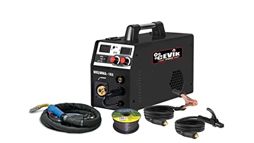 Cevik Pro CE-PROMIG165 Soldador inverter multiproceso 3 en 1: hilo MIG MAG, FLUX y BRAZING