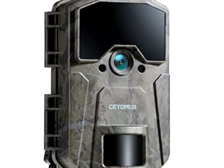 CEYOMUR Cámara de Caza 20MP 1080P HD con LED IR Invisibles de 940nm Visión Nocturna, Sensor 0.3s de Tiempo Activación, IP66 Prueba de Agua para Monitoreo de Vida Silvestre y Vigilancia del Hogar
