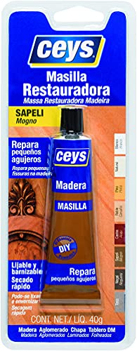Ceys - Restaurador madera sapeli - Repara pequeños agujeros - Tubo 40 G