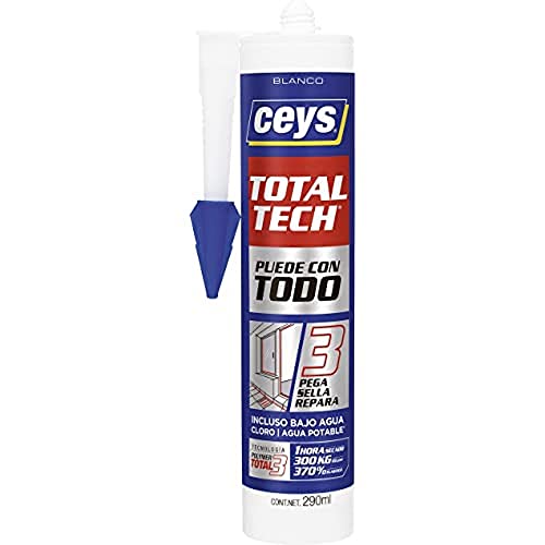 Ceys - Total Tech - Pega Sella y Repara - Blanco - Cartucho 290 ML