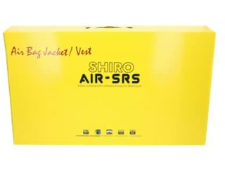 Chaleco Airbag Marca Shiro Profesional para Motocicleta, Airbag con Tira Reflectante para Motocross, Chaqueta Airbag Moto, Protege Espalda, Cintura, Caderas, Vértebras TALLA S-M