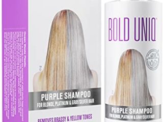 Champú Matizador Rubio con Pigmentos Violetas Para Conseguir Tonos Plateados - Adiós al Amarillo: Revitaliza el Cabello Rubio Teñido, Decolorado y con Mechas - Sin Sulfatos - 237 ml