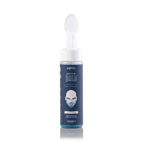 Champú y Loción Hidratante para Calvos. Cuidado Capilar de la Calvicie en Hombres. Tratamiento de Hidratación y Limpieza del Cuero Cabelludo.(Champú)