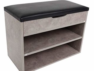 Changor Zapato Gabinete con Asientos, De Madera Expansible Armario Estante como mostrado en la Imagen MDF y PU Zapato Gabinete Características por Guardarropa