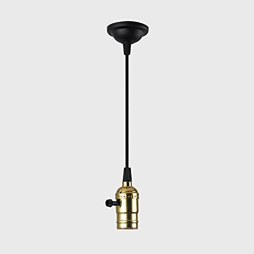 Chao Zan LED Lighting Vintage Edison Portalámparas E27 Portalámparas de techo, base de lámpara, retro, lámpara colgante, adaptador, accesorios DIY