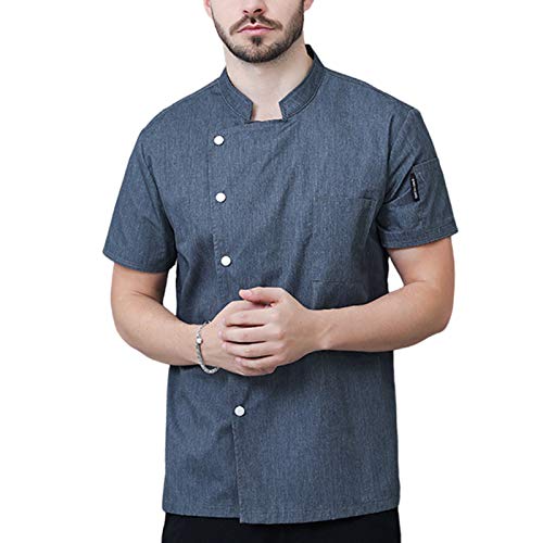 Chaqueta De Chef Gama Alta Cocina Uniforme Logotipo Grabado Gratis