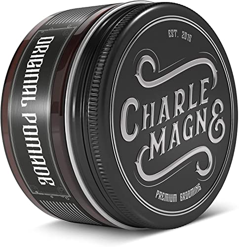 Charlemagne OG Pomade al agua – Brillo perfecto - Fijación fuerte ideal - Cera para peinar para hombres - Pomada 100ML - Cera para el cabello - Hair Wax cera de pelo fragancia noble