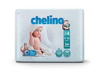 Chelino Pañal infantil Talla 4 Gateo (9-15kg), 204 Pañales