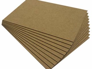 Chely Intermarket | 40C1D | Tablero madera MDF 50x70 cm 2,5mm (Pack-4 Unds), fabricado a partir de fibras de maderas. Especial para cortes con láser, CNC y Calado.(558-50x70*4-0.85)