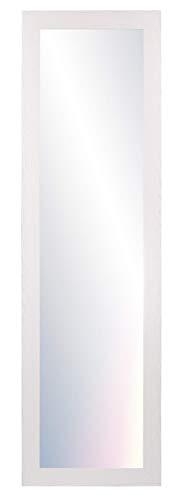 Chely Intermarket, Espejos de Pared Cuerpo Entero 35x100cm (Marco Exterior 42x107cm) (Blanco Raya) MOD-128 | para salón, Dormitorio, Pasillo, Acabado Elegante, Ideal para decoración.(128-35x100-4,55)