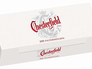 Chesterfield Red King Size - Tubos para cigarrillos (1000 unidades, 5 x 200 unidades)