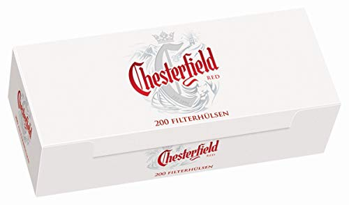 Chesterfield Red King Size - Tubos para cigarrillos (1000 unidades, 5 x 200 unidades)
