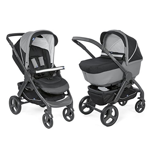 Chicco Cochecito StyleGo Up Jet Black, de 0 a 15 kg, 1 Unidad (Paquete de 1)