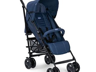 Chicco London Silla de Paseo Ligera y Plegable desde 0 Meses hasta 15 Kg, Carrito de Bebé Compacto y Reclinable con Apoyabrazos, Posición para Dormir, Cierre Tipo Paraguas, Color Azul (Blue Passion)