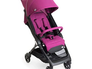 Chicco WE Silla de Paseo Ligera y Plegable Apta de 0 Meses a 22 Kg, Carro de Bebé de Viaje Reclinable con Posición para Dormir, Arnés Acolchado, Capota y Cubierta para Lluvia - Rosa (Cyclamen)