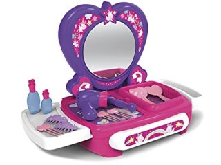 Chicos - My Frist Tocador. Tocador Infantil de sobremesa. Incluye 12 Accesorios. A Partir de 36 Meses. 84201, Rosa, Normal