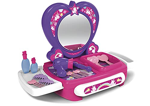 Chicos - My Frist Tocador. Tocador Infantil de sobremesa. Incluye 12 Accesorios. A Partir de 36 Meses. 84201, Rosa, Normal