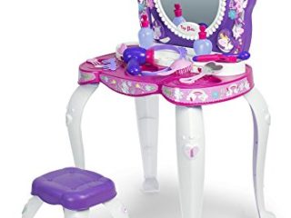 Chicos- Topstar, Tocador de Juguete con diseño de Unicornios, Incluye Taburete y 12 Accesorios, A Partir de 3 años, Medidas: 51 x 56 x 85 cm (87398), Surtido
