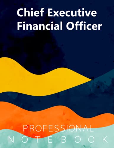 Chief Executive & Leadership Financial Officer Journal, CEFO Notebook, Executive & Leadership Journal, Office Writing Grid Notebook, Daily Notes & Action Items Notebook