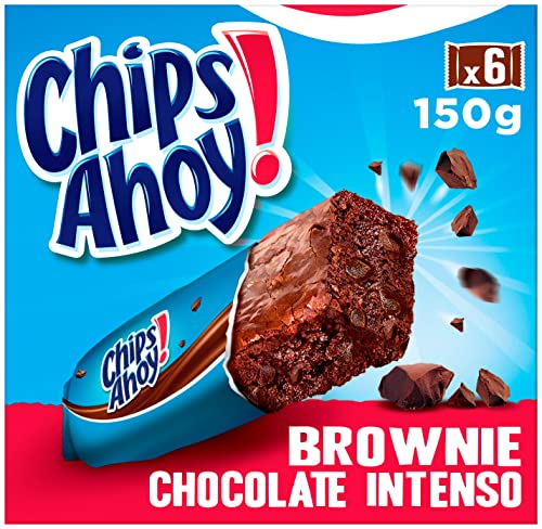 Chips Ahoy! Brownie de Chocolate Intenso, 6 Bolsitas, 150g