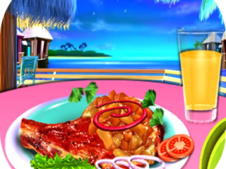 Chuletas de cerdo de manzana