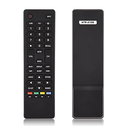 ciciglow Nuevo Control Remoto de TV de Repuesto, Control Remoto para Haier HTR-A18M 55D3550 40D3500M 48D3500 Buena Transmisión de Señal