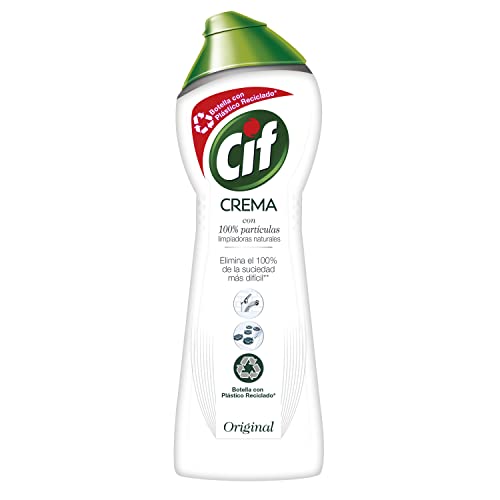CIF Crema Multisuperficies - Potente Limpiador con Fórmula de Micropartículas para el Baño y Cocina -750 ml