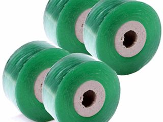 Cinta de Injerto de 4 Rollos, 120 mx 2 cm, Cinta Elástica de Injerto de Árbol, Cinta de Reparación de Plantas, para Brotes, Plantas, Reparación de Plantas