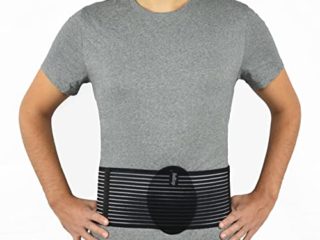Cinturón para hernia umbilical. Faja abdominal para hernia umbilical. Faja ortopédica con soporte para el ombligo - Belltop (L/XL)