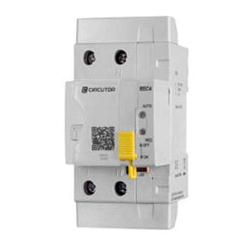 Circutor REC4 2P-40-30 Interruptor diferencial rearme automático, Blanco