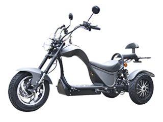 CityCoco Cobra S3 Matriculable 4000W 48 Ah (3 Ruedas, Dual Motor, Batería de Litio 60V 48 Ah, Autonomía 80 km, Velocidad Máxima 45Km/h) – Negro