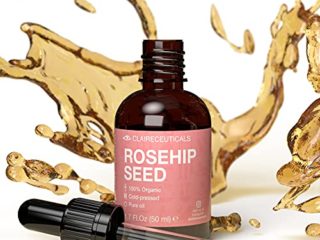 CLAIRECEUTICALS Aceite Rosa Mosqueta Puro 100% - Aceite de Rosa Mosqueta para Cicatrices - Aceite de Mosqueta para Estrias - Aceite de Rosa Mosqueta 100 Puro - Aceite Puro Rosa Mosqueta Facial, 50ml