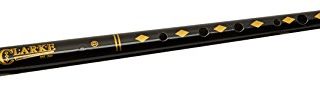 Clarke Tinwhistle SBDC - Flauta irlandesa en Re, color negro