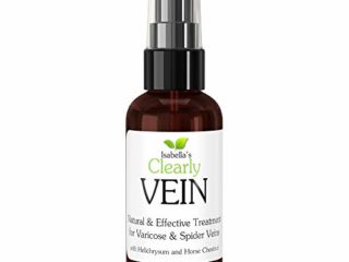 Clearly VEIN, el Mejor Tratamiento Natural para Varices y Arañas Vasculares. Mejora la Circulación Sanguínea con Aceites Terapéuticos con Castaño de Indias, Helicriso, Jengibre.