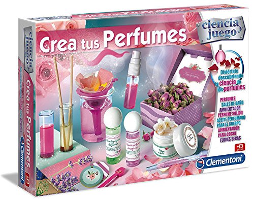 Clementoni - Kit crea tus perfumes, juego educativo cosmética, a partir de 8 años, juguete en español (55204)