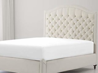 Clicktostyle Sábana bajera de poli algodón, color liso, sábana bajera para cama de 75 x 190 cm