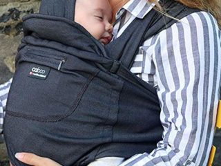 Close Caboo Portabebé, Gris (Phantom), 2.3-14.5 kg
