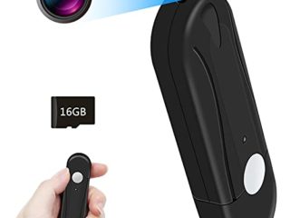 Cámara Oculta UYIKOO HD 1080P Mini Cámara Espía 2 en 1 Cámara Espía Oculta y Cámara de Disco USB con Tarjeta SD de 16 GB Admite Grabación en Bucle