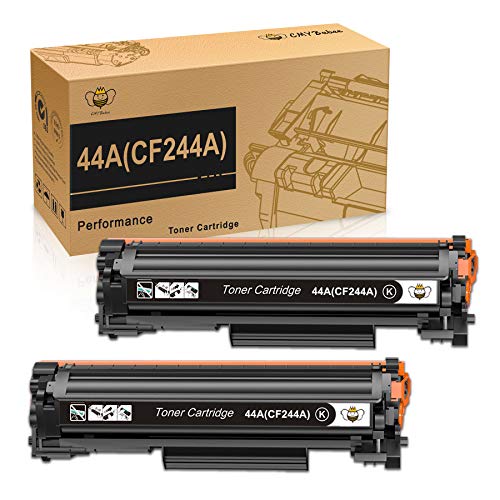 CMYBabee 44A Reemplazo de Cartucho de Tóner Compatible para 44A CF244A para HP Laserjet Pro M15a M15w MFP M28a MFP M28w Impresora (2 Negro)