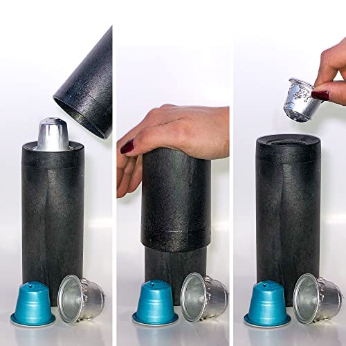Coffee out-Recicla Tus Cápsulas Nespresso y compatibles | Vaciar y Reciclar Cápsulas de Café de Aluminio | Utensilio Barista | Amantes del Café
