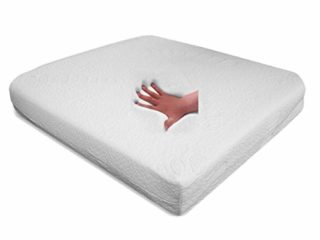 Cojines Gel / asiento de espuma de gel / anti-decúbito 40x40x10 cm cojín para silla de ruedas / silla / coche / camión / oficina silla / cojín de la silla ejecutiva nuevo el apoyo almohada + nalgas - blanco, RG 85