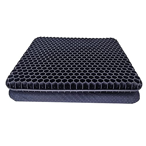 Cojines para sillas,cojin antiescaras para Silla de Ruedas,Tusscle Cojines coxis para Silla de Oficina, Sillas Gaming,Rueda,Coche,Funda Lavable, Negro
