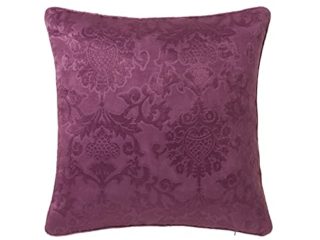 Cojín Brocado de Jacquard Burdeos de 45x45 cm con Relleno - LOLAhome