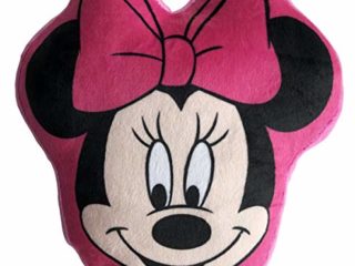 Cojín con diseño de Minnie de Disney con diseño de Minnie – Regalo para Fan y Apasionado Tamaño 20 cm x 20 cm