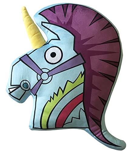 Cojín fortNITE con Forma de Lama Violeta, Material Ultra Suave, cómodo y cómodo de apretar, Regalo para fanáticos y pasionados, Juguete Decorativo, 40 cm x 40 cm